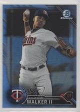 2016 Bowman Twitter Exclusive Blue Refractor 6/15 Adam Walker Brett II 3gr