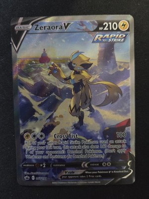 Zeraora V 166/198 Alt Art - Pokemon Chilling Reign - NM | eBay