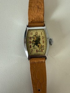 VINTAGE 1940\'s ROGERS ART DECO WATCH ORIGINAL DIAL WIND UP WORKING Vintage Rogers Watch for sale | eBay main image 2