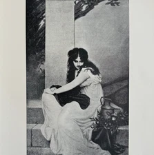 1902 Electra Teschendorff Typogravure Mythology Orestes Myth Antique Art DWP8E