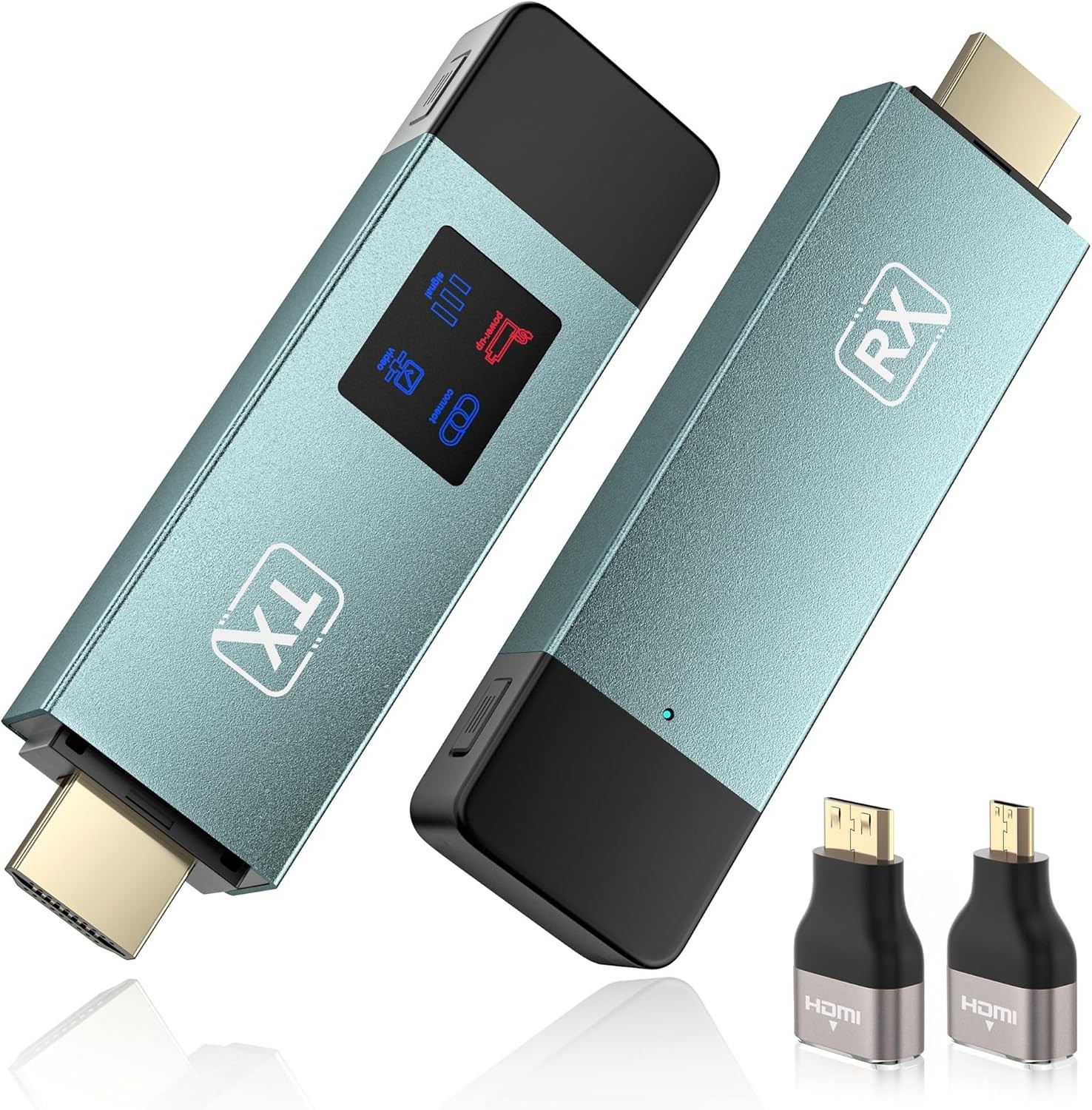 Wireless HDMI Transmitter and Receiver, Wireless HD Extender Plug & Play Portabl