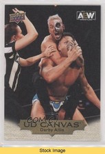 2022 Upper Deck AEW All Elite Wrestling UD Canvas SP Gold Darby Allin READ 1gs6
