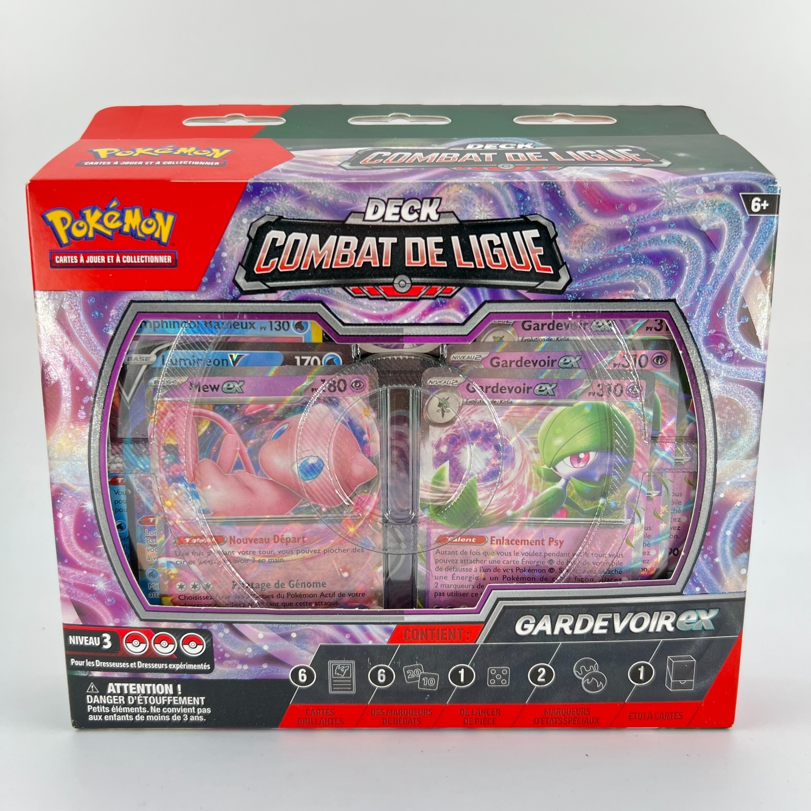 Pokémon 🇫🇷 Deck Combat de Ligue Gardevoir EX Mew EX Amphinobi Radieux TCG