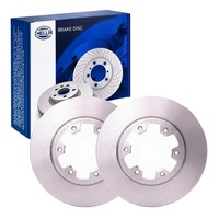2X Hella Pagid Bremsscheiben Ø277Mm Vorne Passend FüR Ford Maverick Nissan Pathf