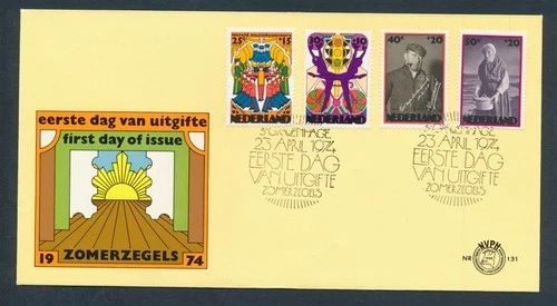 D487447 Netherlands FDC Summer Stamps 1974 NVHP 131
