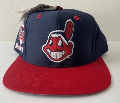 Vintage 1994 Cleveland Indians Wahoo Inaugural Season Hat Logo 7