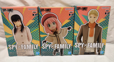 Spy x Family Loid Yor Anya Forger Figure Set of 3 The Move CODE: White New