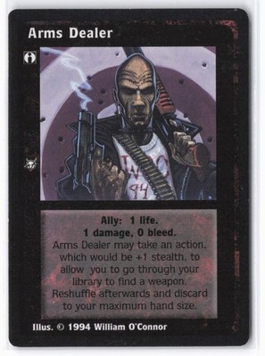 1994 Deckmaster Jyhad Arms Dealer # V:TES Trading Card