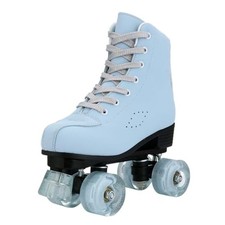 Roller Skates for Girls and Women, Cozy PU Leather Gradient Color Skates with...