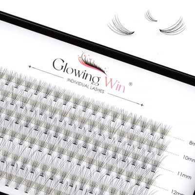 Einzelne Wimpern Individual Cluster Lashes Natural 120 PCS DIY Wimpern Extension