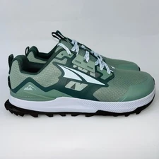 ALTRA WOMENS LONE PEAK 7 GREEN COMFORTABLE ATHLETIC TRAINING SNEAKERS SIZE 8.5B