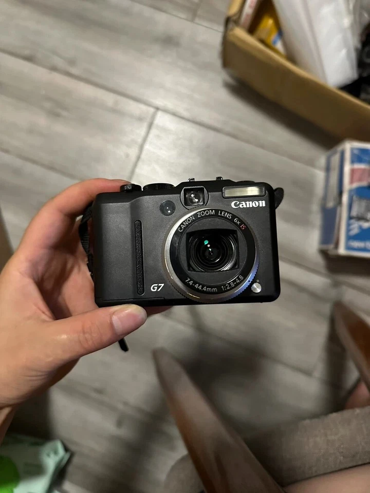 Canon Powershot G7 Professional Digital Compact Camera Black Optical Zoom CCD - Image 4 of 4