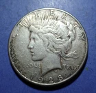 1928-S Peace Dollar  Ch. VF