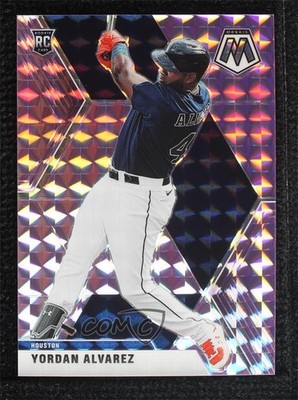 2020 Panini Chronicles Mosaic Purple Prizm 34/49 Yordan Alvarez #3 Rookie RC 0ls