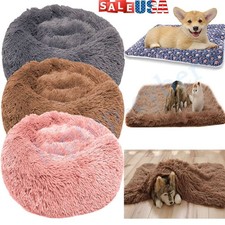 Washable Pet Bed Mattress Dog Cushion Pillow Mat Soft Winter Warm Blanket S-XL