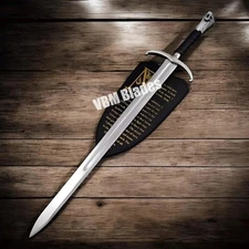 Handmade Long Claw JON SNOW Sword Replica from GOT series With Wall Plaque