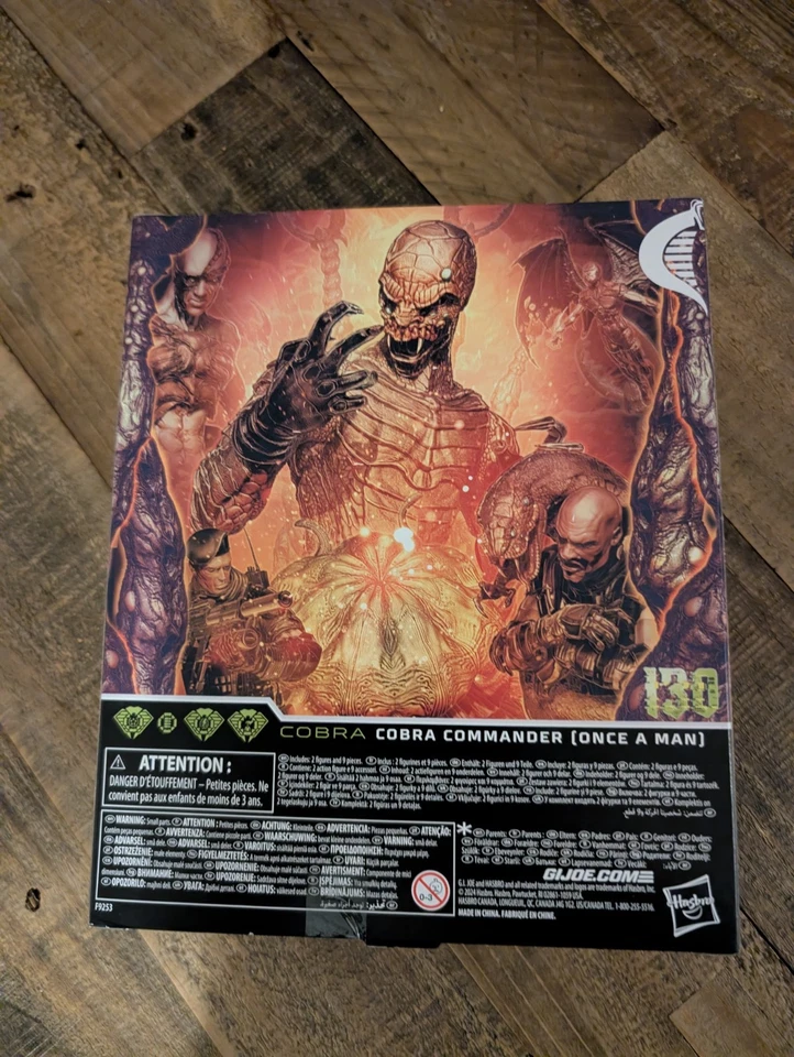 G.I. Joe Classified Series SDCC Exclusive Cobra Commander Once A Man Brand New - Image 2 of 4