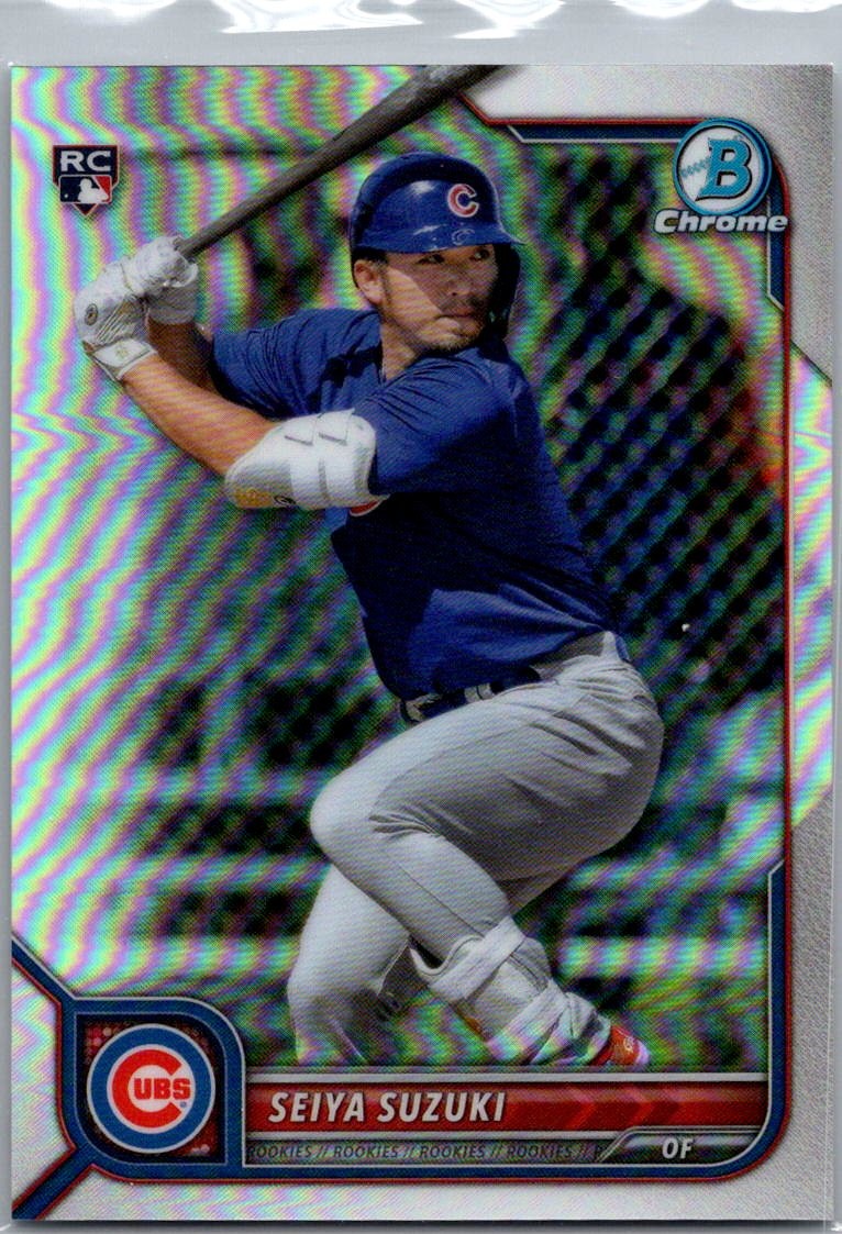 2022 Bowman Chrome #69 Seiya Suzuki Refractor #/499