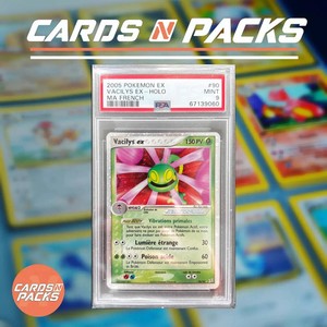 Carte Pokémon Vacilys ex 90/95 HOLO Bloc EX Team Aqua VS Magma PSA 9 MINT