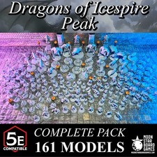 Dragons of Icespire Peak - 161pc - D D, DnD Minis, Dungeons and Dragons