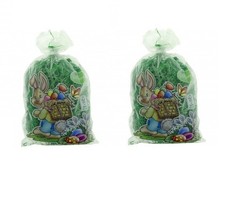 60g (30g x 2) Ostergras grün Ostern Dekoration Kunstgras Gras für Osternest