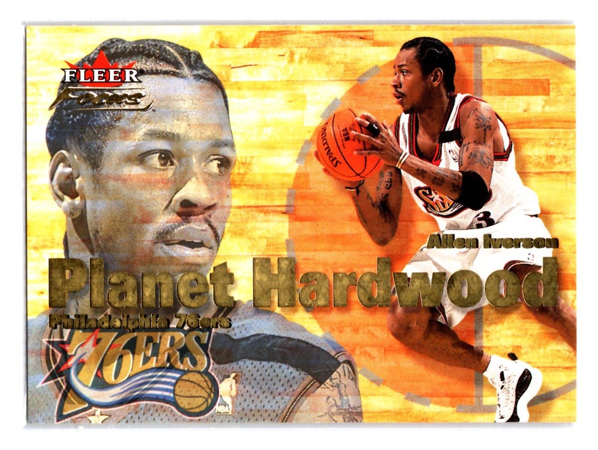 Allen Iverson 2000-01 Fleer Focus Planet Hardwood #10 PH