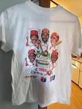 Vtg 1988 Anvil St. Louis Cardinals Baseball Team T Shirt White Small USA Made