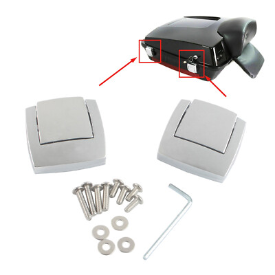Razor Chopped King Trunk Latches For Harley Touring Tour Pak Electra Glide 80-13