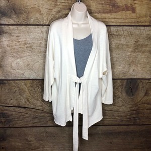 ivory tie front cardigan