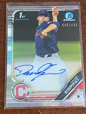 2019 Bowman Chrome Draft Daniel Espino Refractor Auto 446/499 Cleveland Indians
