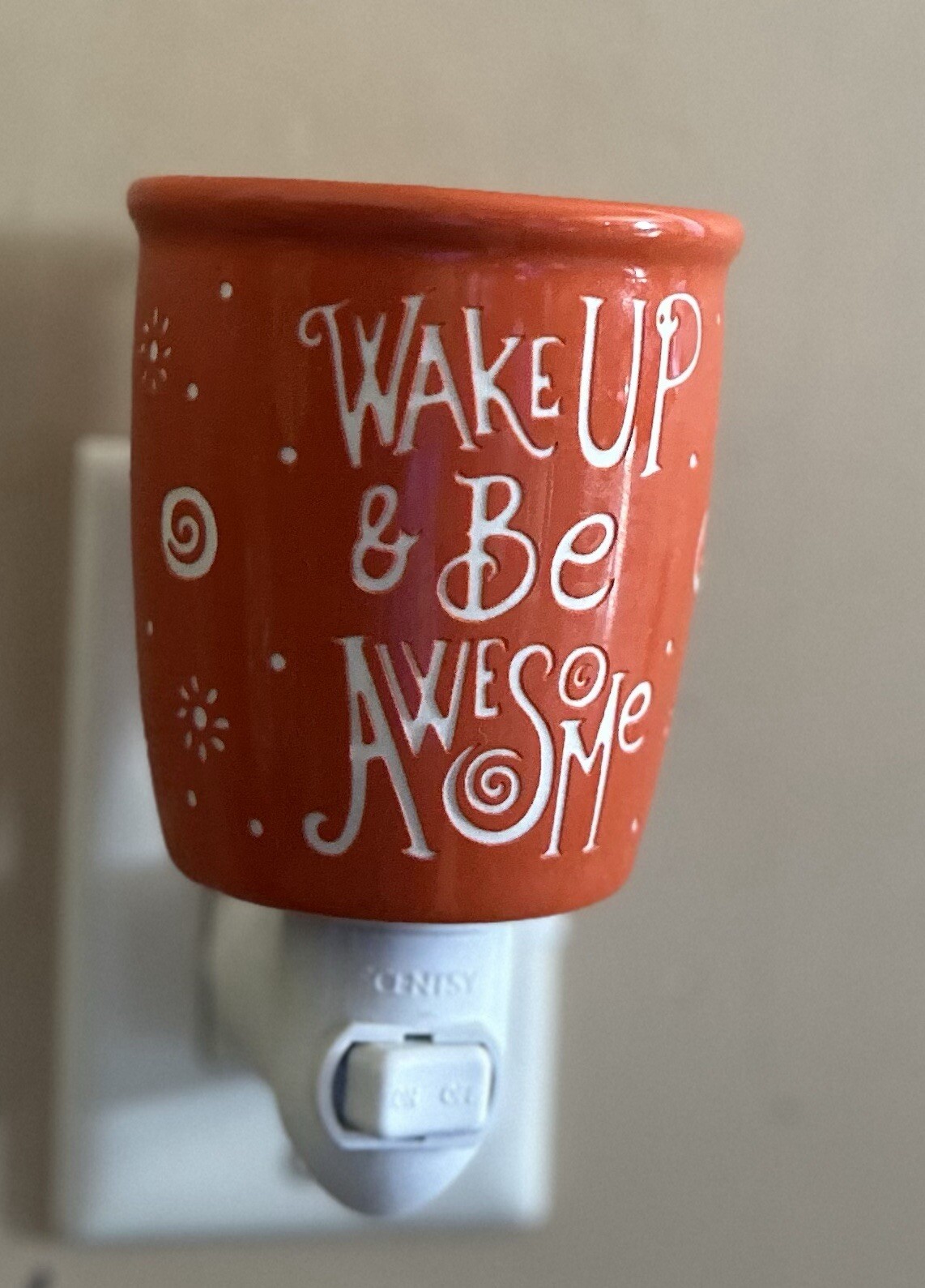 Scentsy Fall Mini Wax Warmer Plug In Night Light | Wake Up and Be Awesome-image