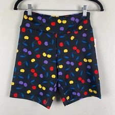 ModCloth Blazing Cycling Trails Bike Shorts Cherry Bomb Size Small