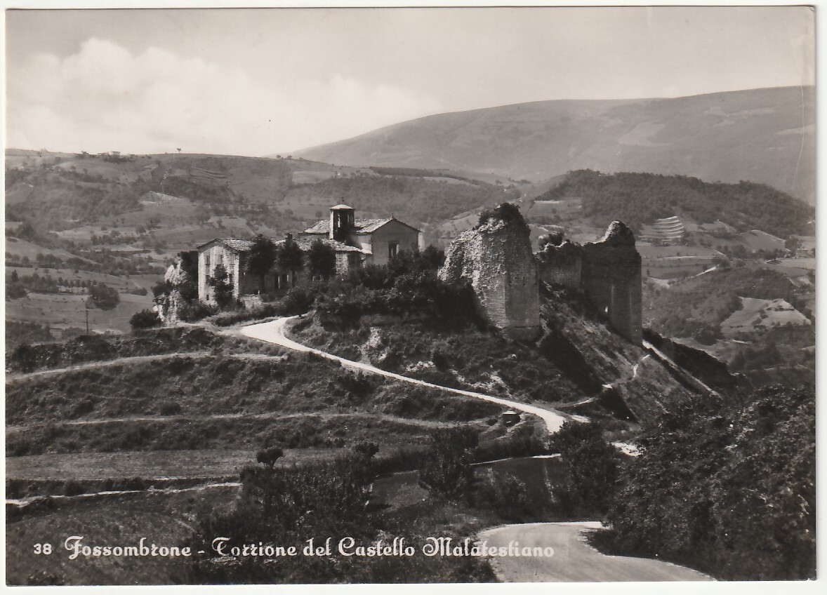 FOSSOMBRONE - PESARO - TORRIONE DEL CASTELLO MALATESTIANO - VIAGG. -11735-