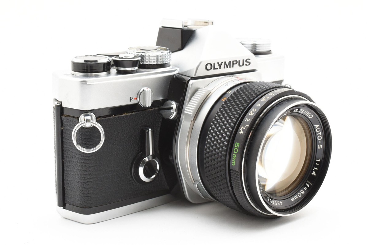 EXC] Olympus OM-1 Film Camera Black G.Zuiko 50mm F/1.4 Lens