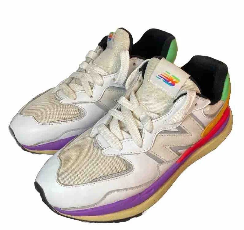 Scarpe da tennis New Balance Munsell bianche vivaci multicolore cactus uomo 7 sneakers