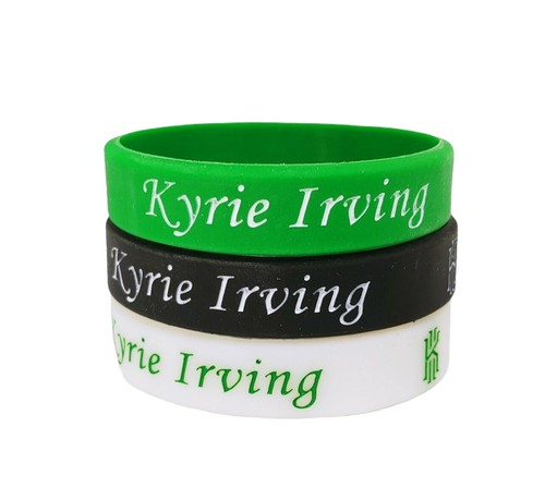 Lot 4 Bracelets Basket-Ball Star Signature Double Couleur - Modèle Kyrie Irving