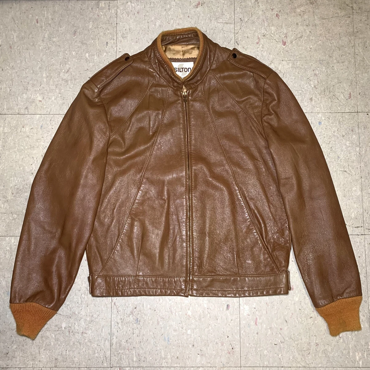 Silton top leather jacket