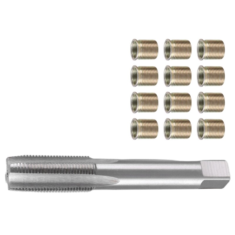 Threading Tool Kit Spark Plugs Thread Repair Tool with M14x1.25 Inner Inserts
