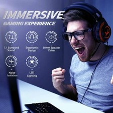 Commader CM7000 Wireless Sensory Bass & Personal Sound Gaming Kopfhörer - Rot – Bild 10