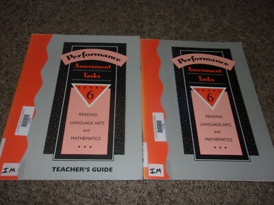 PERFORMANCE ASSESSMENT TASKS Reading Language Arts Math SRA Student Teacher Lv 6