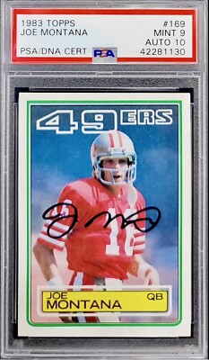 その他 Joe Montana Auto psa9 1991 Upper Deck Football #9 of 9 Joe Montana Auto Autograph