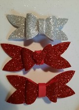 capelli bambina,accessori capelli, rosa,rosso, glitter,viola,coppia di mollette.