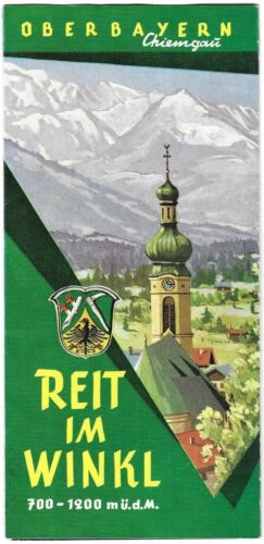 Vintage Reit im Winkl Germany Travel Brochure Photo Images - Photo 1 sur 5