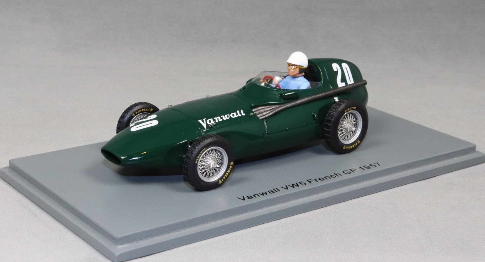 Spark Vanwall VW5 French Grand Prix 1957 Roy Salvadori S7205 1/43 NEW