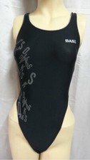 Black OAKS Thong Spandex Leotard for Women Size 10 Small