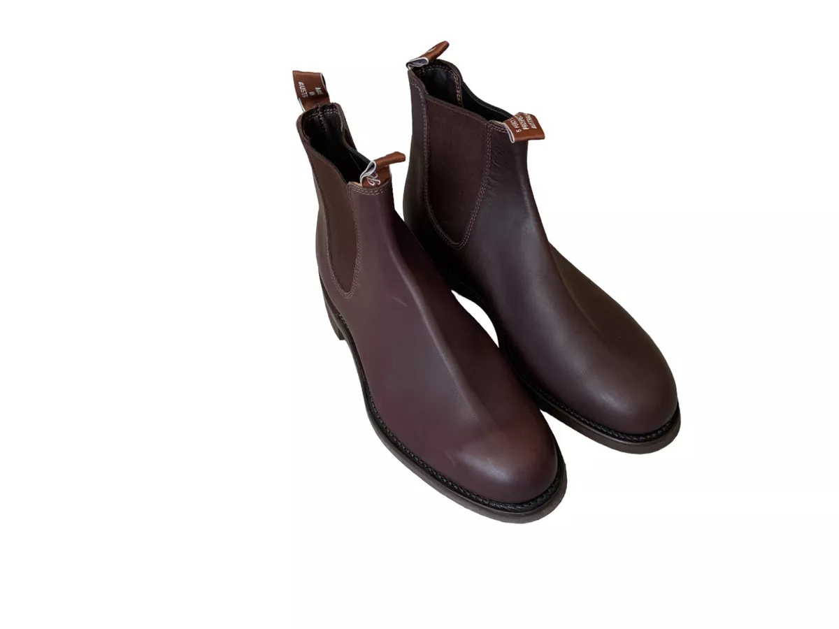 BRAND NEW - R.M. Williams Gardener Brown / Greasy Kip Boots - MSRP