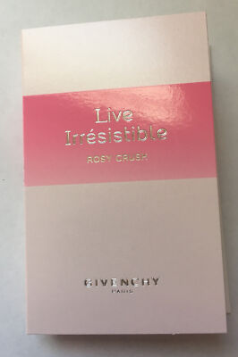 Givenchy Live Irresistible Rosy Crush 0.03 oz EDP Mini Travel Lot Sample Deal