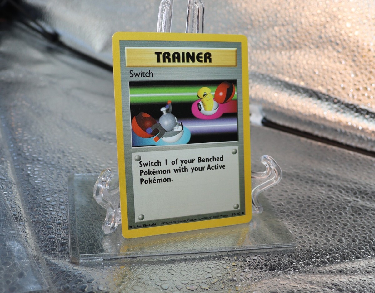 Pokmon TCG Trainer Switch Card 95/102 Unlimited Base Set Common LP+/NM  Vintage | eBay