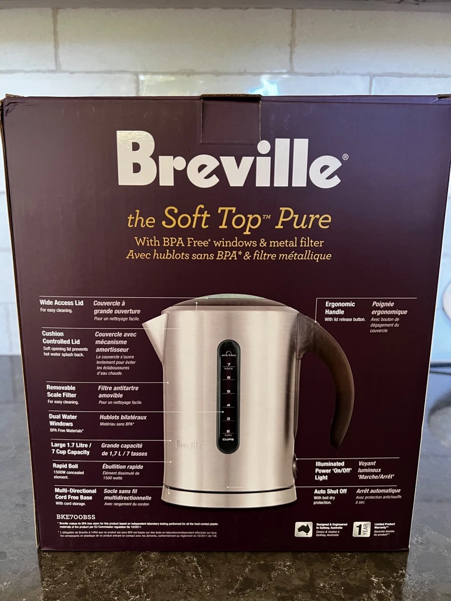 Breville Soft Top Stainless Steel Kettle 