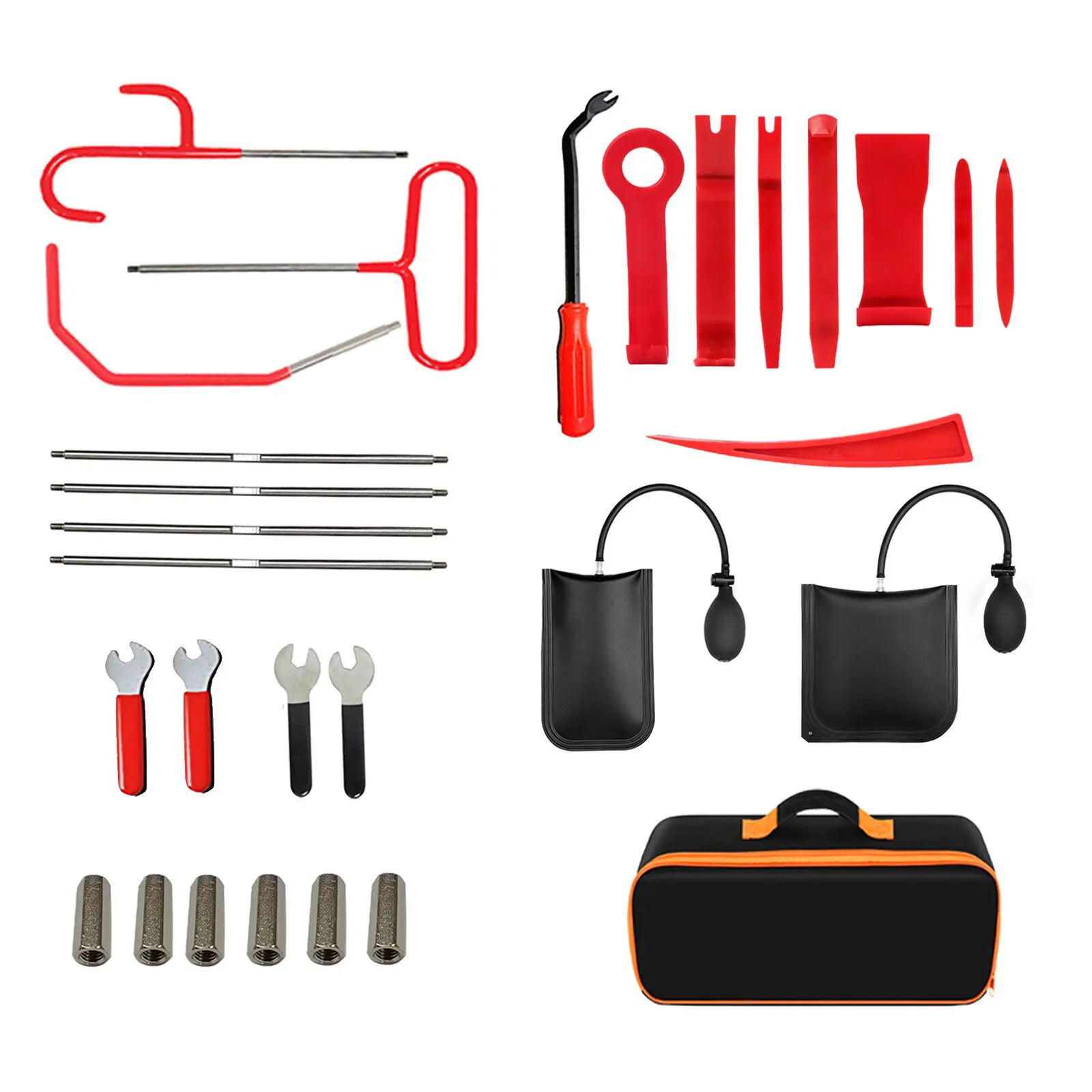 Portable Car Repair Tool Kit 29 Piece Set for Cars and Trucks with Carry Pack